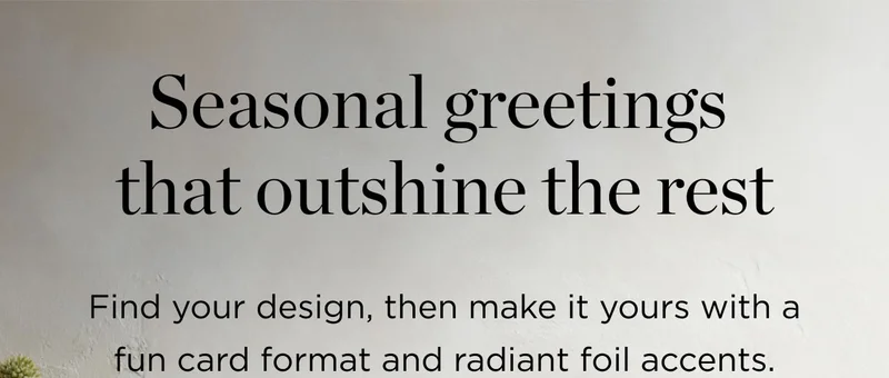 Seasonal Greetings that Outshine the Rest
