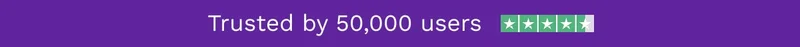 Trusted by 50,000 users