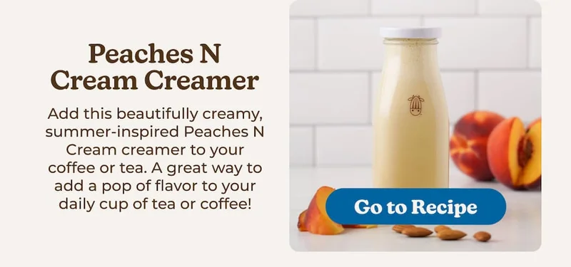 Peaches N Cream Creamer Recipe
