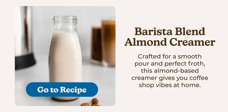 Barista Blend Almond Creamer Recipe