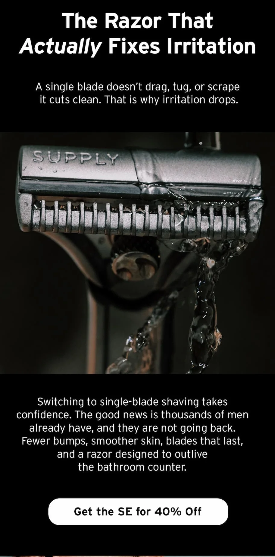 The Razor that Actually Fixes Irritation