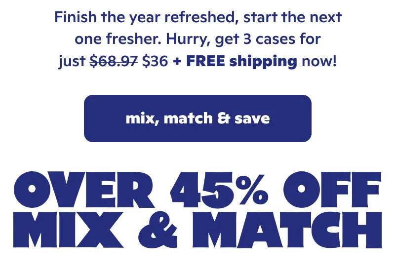 over 45% off + free shipping
