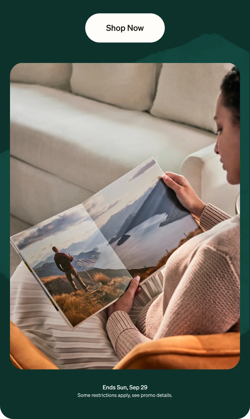 Unlimited Free Photo Book Pages, Up to 50% Off Everything, Unlimited $1 Magnets