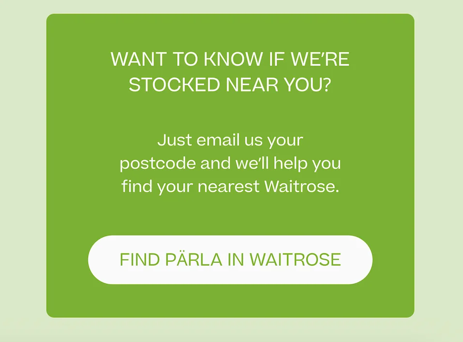 Find PÄRLA in Waitrose