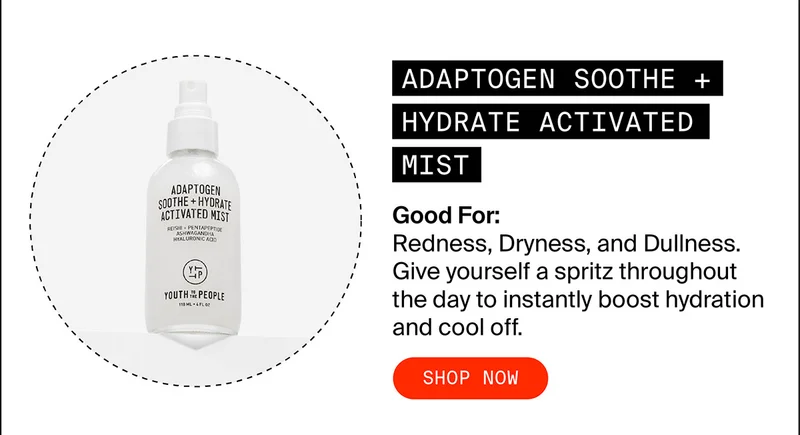 ADAPTOGEN SOOTHE + HYDRATE ACTIVATED MIST