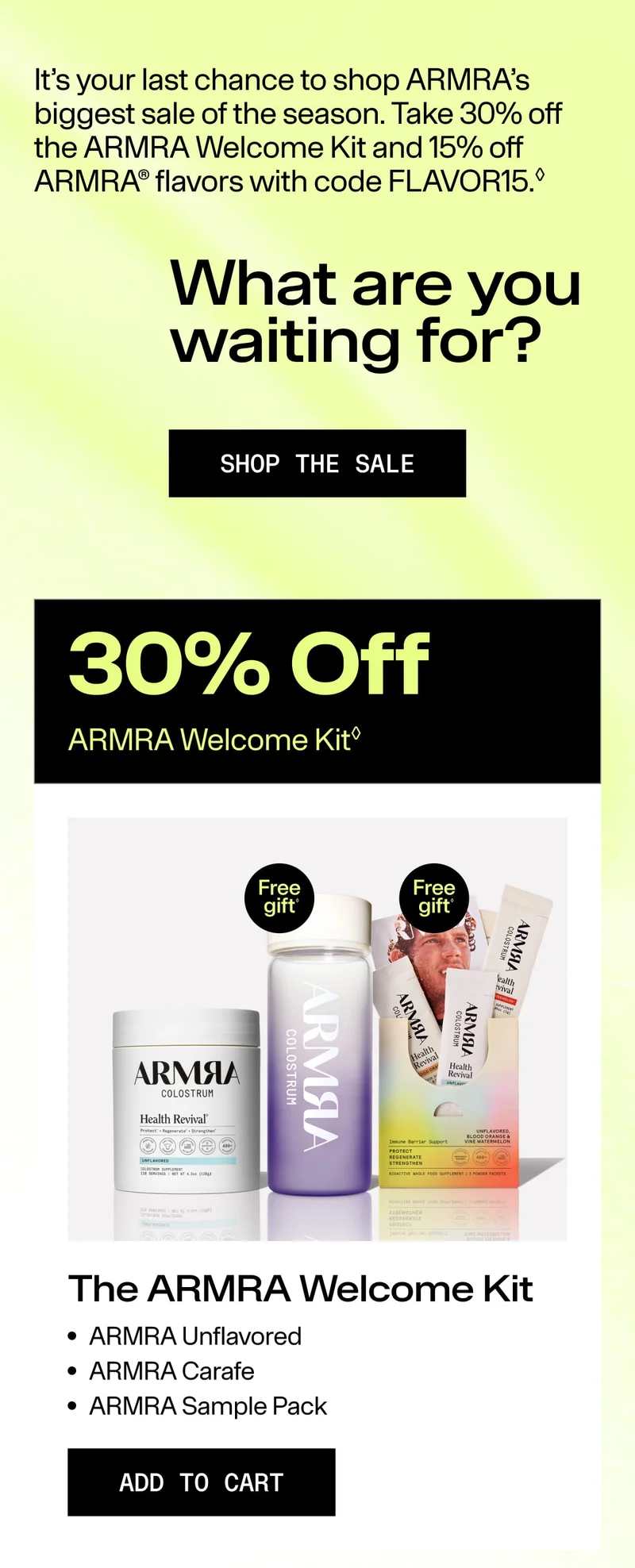 ARMRA Welcome Kit