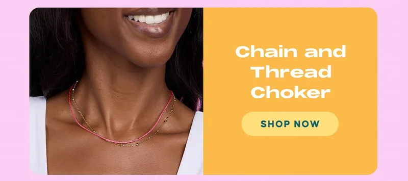 Chain and Thread Chocker - Shop Now