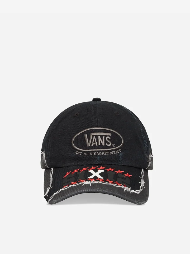 Image of Vans A.O.D. Barbed Wire Cap - Washed black