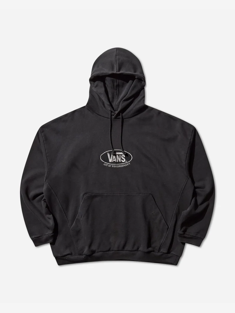 Image of Vans A.O.D. Oval Hoodie - Washed Black