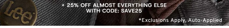 + 25% Off Almost Everything Else With Code: discount code * Exclusions Apply, Auto-Applied