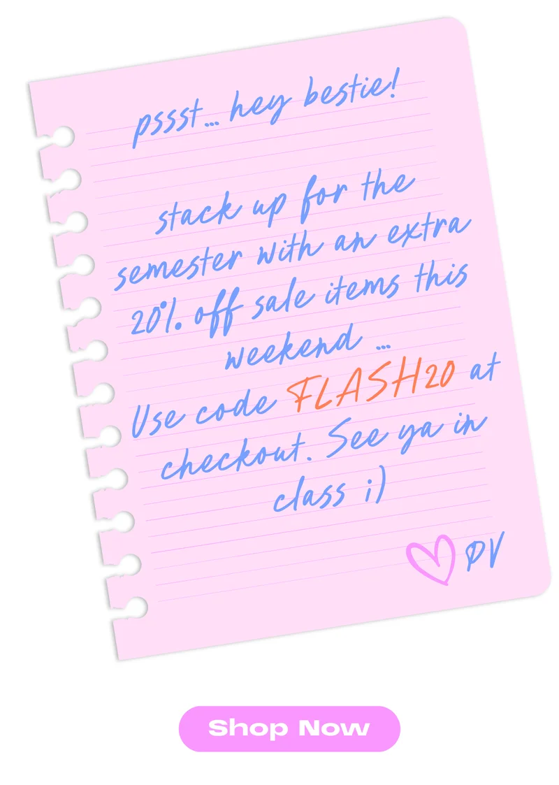 Sale on Sale! Get an extra 20% off this weekend only.