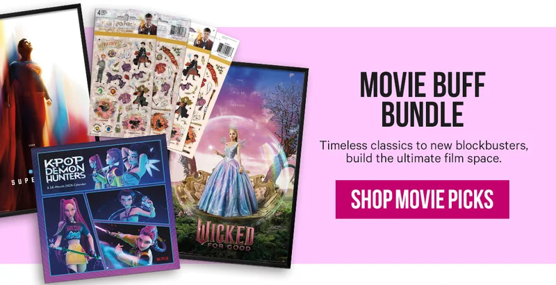 Movie Buff Bundle: Timeless classics to new blockbusters, build the ultimate film space. - Shop Movie Picks