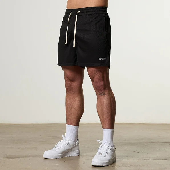 Vanquish Essential V2 Black Mesh Shorts