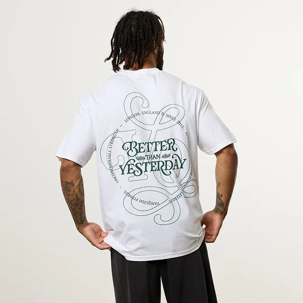 Vanquish Revolve Filigree White Oversized T Shirt