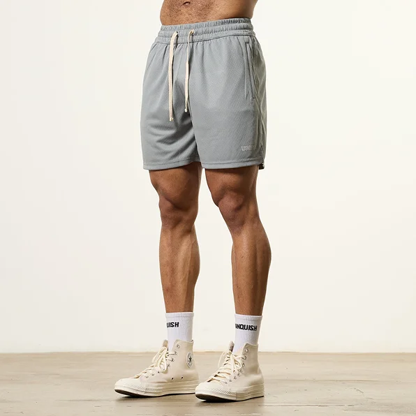 Vanquish Essential V2 Steel Grey Mesh Shorts