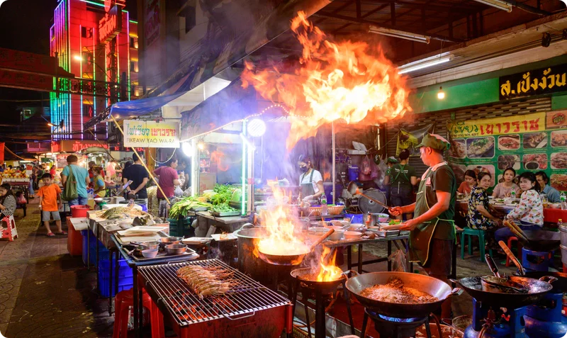 Street food vendors