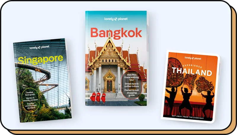 Singapore, Bangkok, Experience Thailand book covers