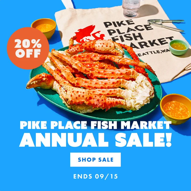 Pike Place Fish Market Sale Pike Place Fish Market Sale