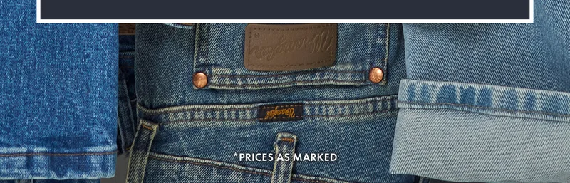 *Prices as marked