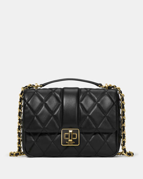 Carey Quilted Small Flap Crossbody