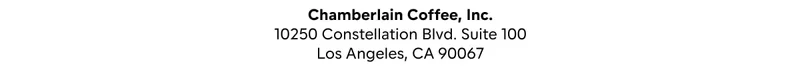 Chamberlain Coffee