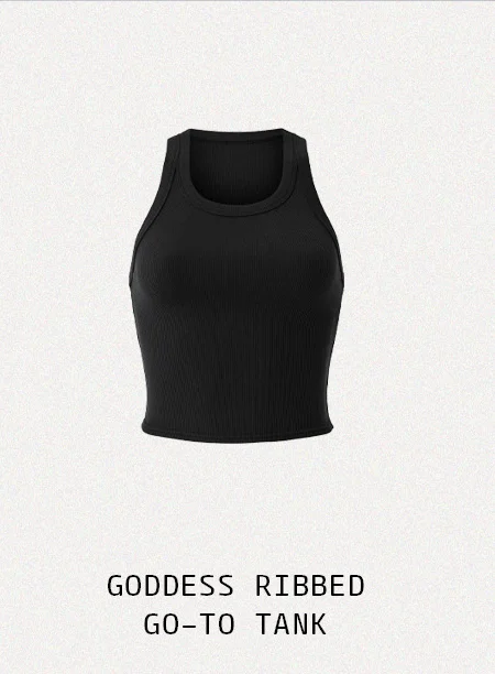 Goddess Ribbed Go-To Tank
