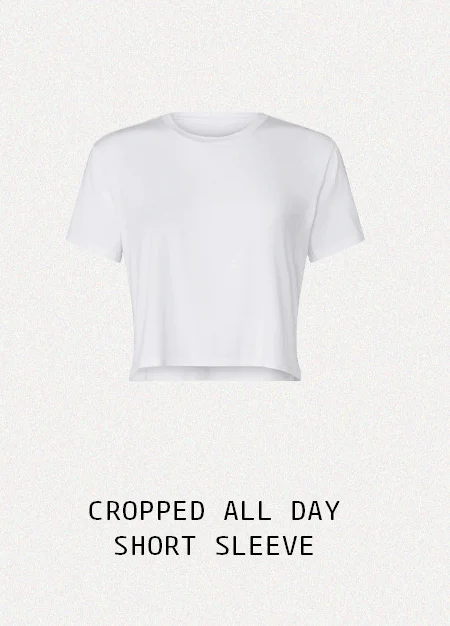 Cropped All Day Short Sleeve
