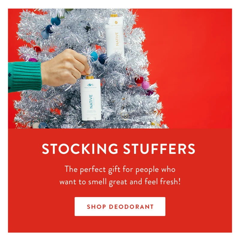 STOCKING STUFFERS | The perfect gift for people who want to smell great and feel fresh! | SHOP DEODORANT