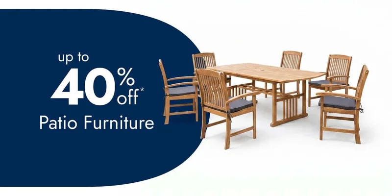 Up to 40% Off Patio Furniture