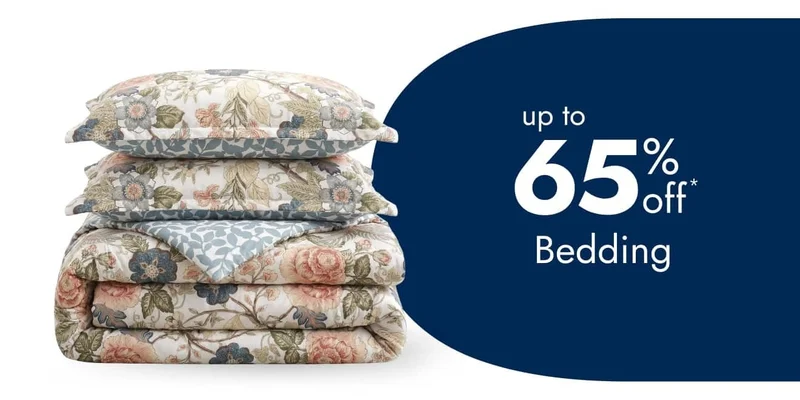Up to 65% Off Bedding