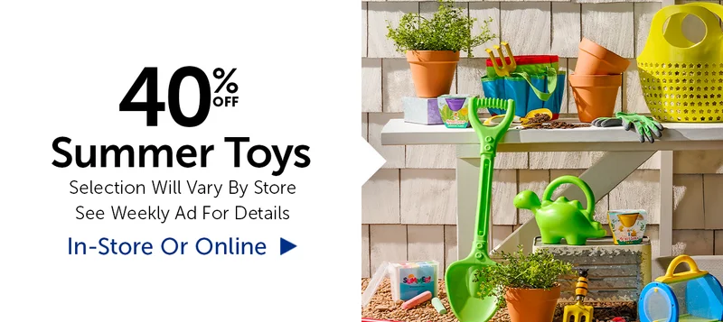 40% Off Summer Toys - Select Categories