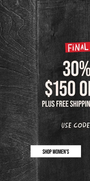 30% Off $150 or more shop women's with code Lucky30