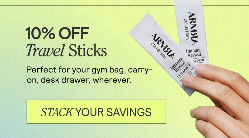 10% OFF trvael sticks