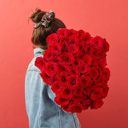 50 Red Roses Bouq