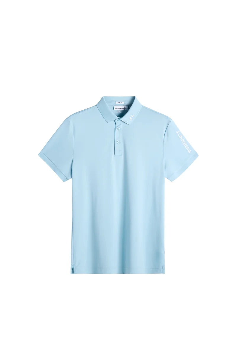 Image of Tour Tech Slim Fit Polo / Forget-Me-Not