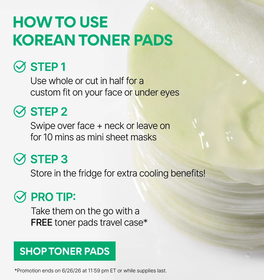 HOW TO USE KOREAN TONER PADS
