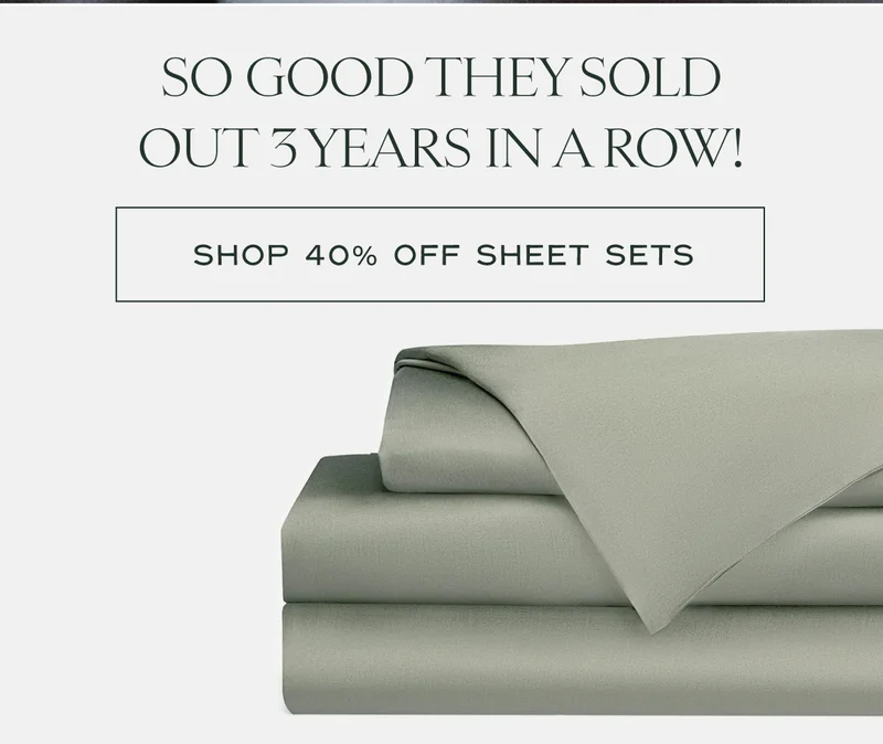 Bamboo Sheet Sets sell out every year