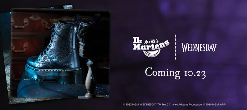 Dr. Martens x Wednesday is coming soon