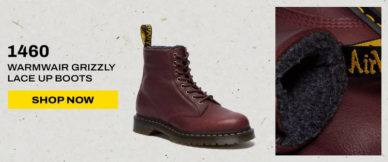 1460 Warmwair Grizzly Lace Up Boots