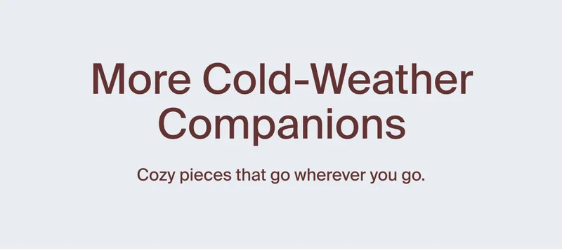 Save on all Cold Weather Layers
