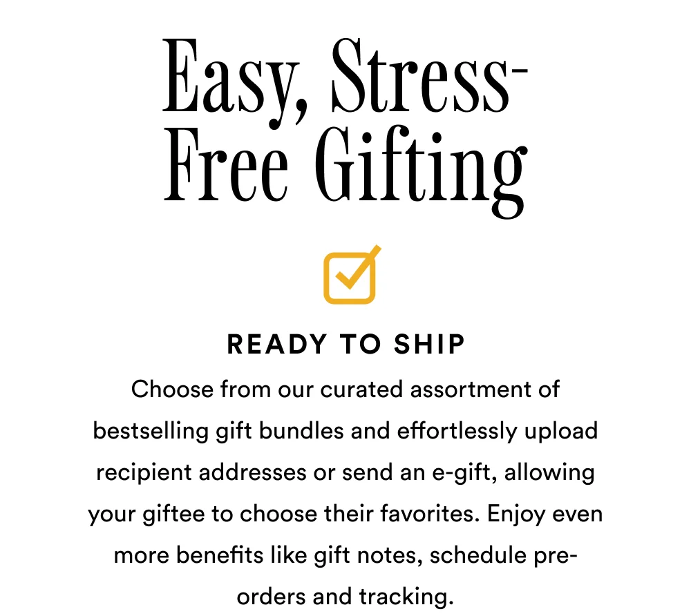 Easy, Stress Free Gifting