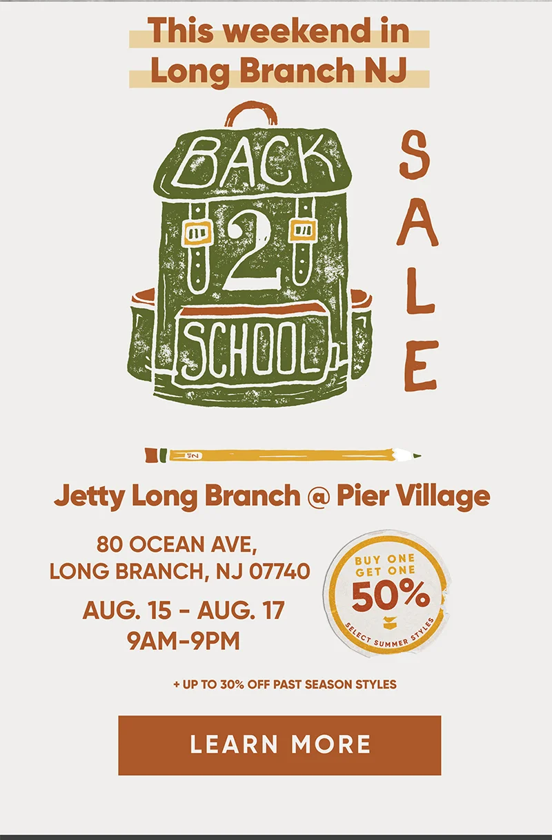 Back to school sale