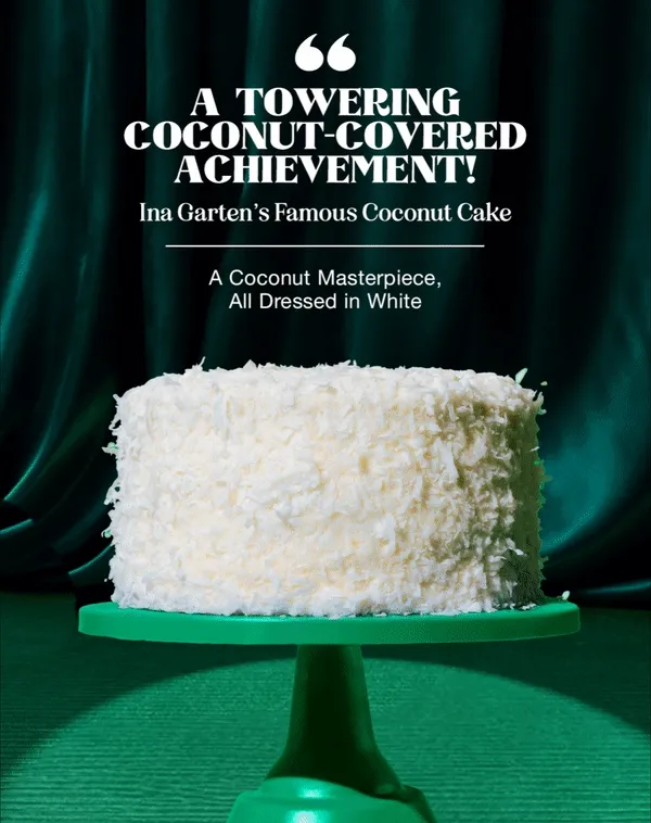 A towering coconut covered achievement!