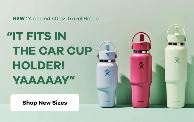 NEW 24 oz and 40 oz Travel Bottle "IT FITS IN THE CAR CUP HOLDER! YAAAAAY"| Shop New Sizes