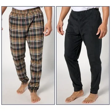 Stan Herman Men's Cozy Fleece 2-Pack Jogger Pants