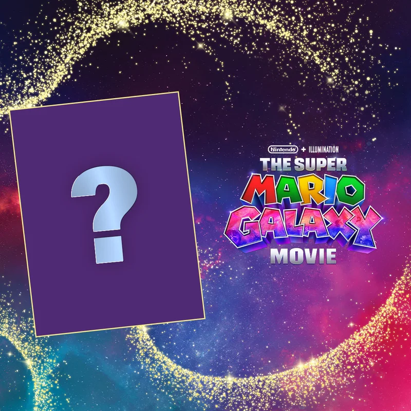 THE SUPER MARIO GALAXY MOVIE MYSTERY POSTER