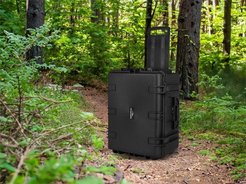 Pure Outdoor Weatherproof Hard Case with Wheels and Customizable Foam, 26" x 20" x 14"