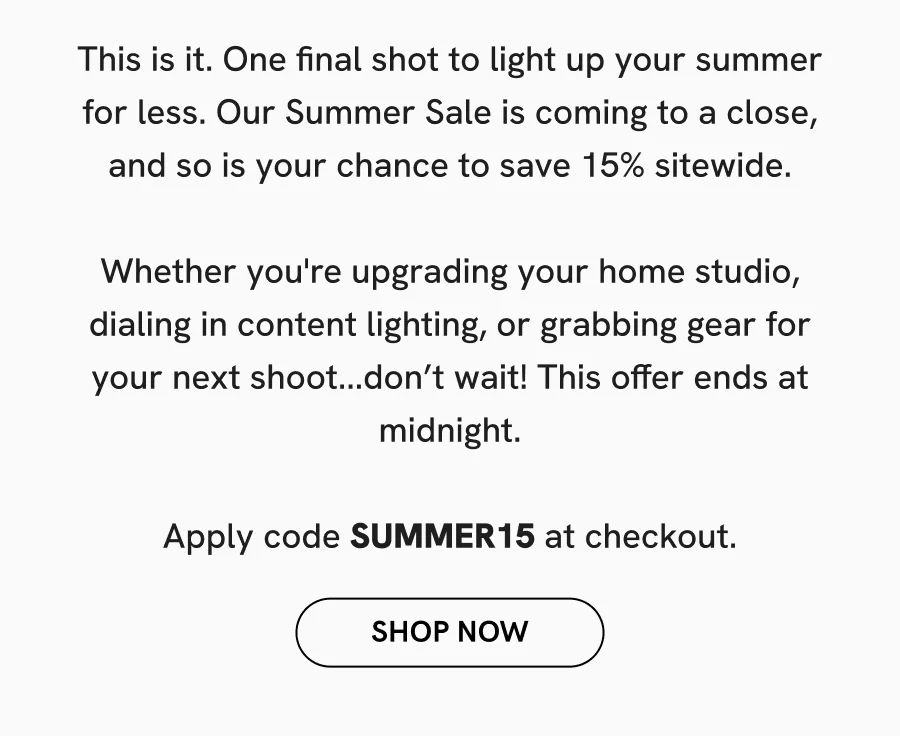 Shop Now | Use code: discount code