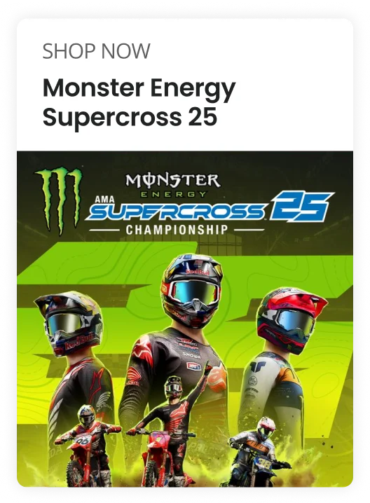 SHOP NOW Monster Energy Supercross 25 MONSTER AMA CHAMPIONSHIP