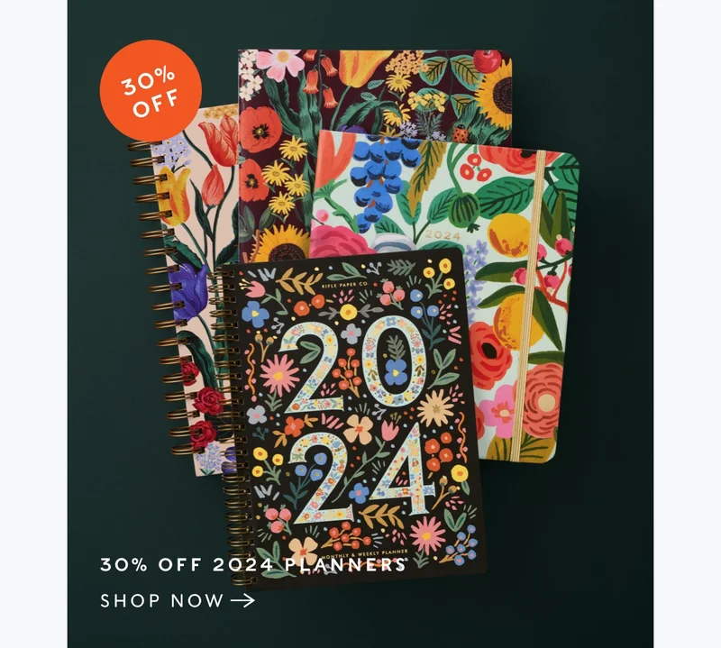 30% Off 2024 Planners